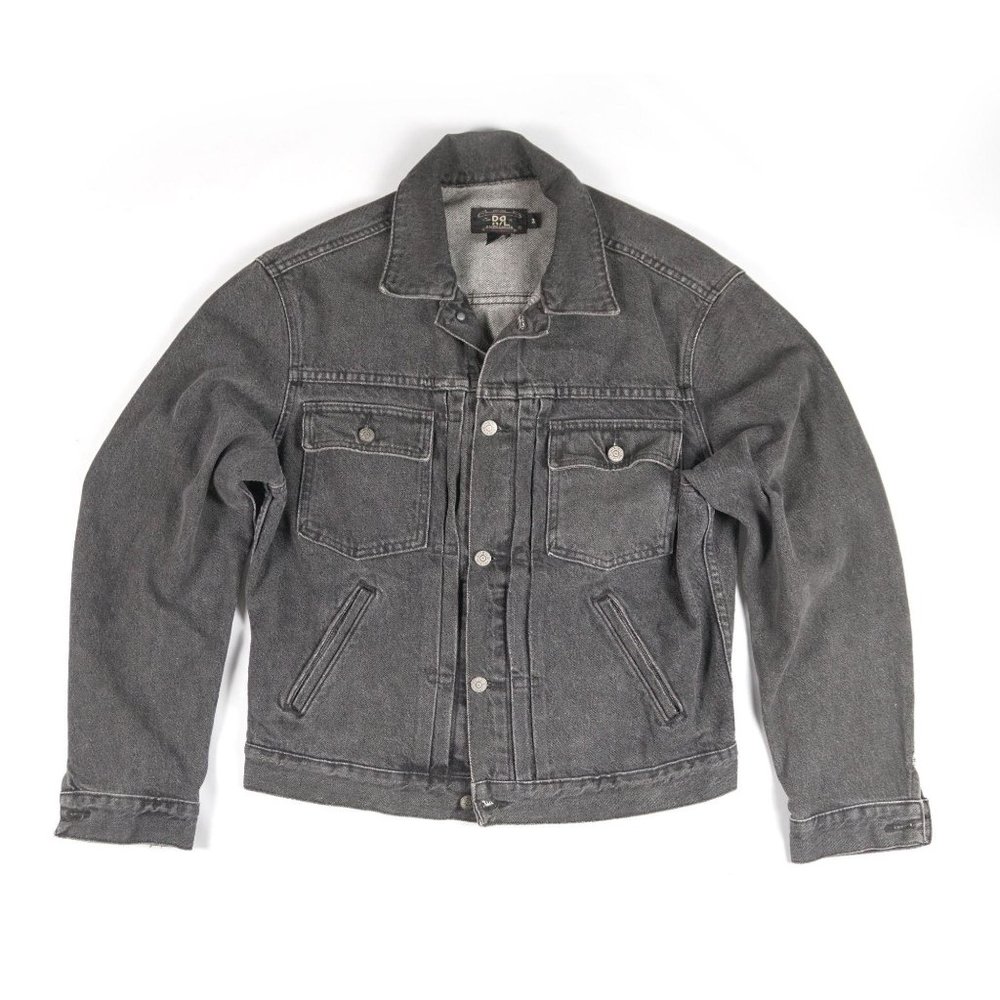 RRL Double RL Trucker Denim Jacket Sz M Made In US